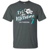 It's My Birthday I'm Turning 7 T-shirt 7th Astronaut Kids