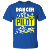 Dancer By Passion Pilot By Profession T Shirt_black