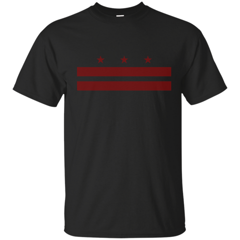 Patriotic State Flag of Washington D.C. T-Shirt_Navy