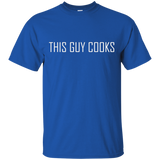 This Guy Cooks T Shirt - Funny T-Shirt for Cooks, Bakers_Black