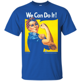 Women's Rosie The Riveter - We Can Do It! - Women's Feminist T-Shirt_Black