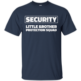 Security Little Brother Protection Squad T Shirt_Black