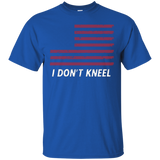 I Don't Kneel Distressed Flag T-shirt_black