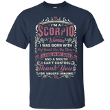 Scorpio T-shirt - I'm A Scorpio Woman T-shirt_Black