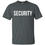 Security T Shirt , Body Guard Crew Event Staff And Party Tee_Black