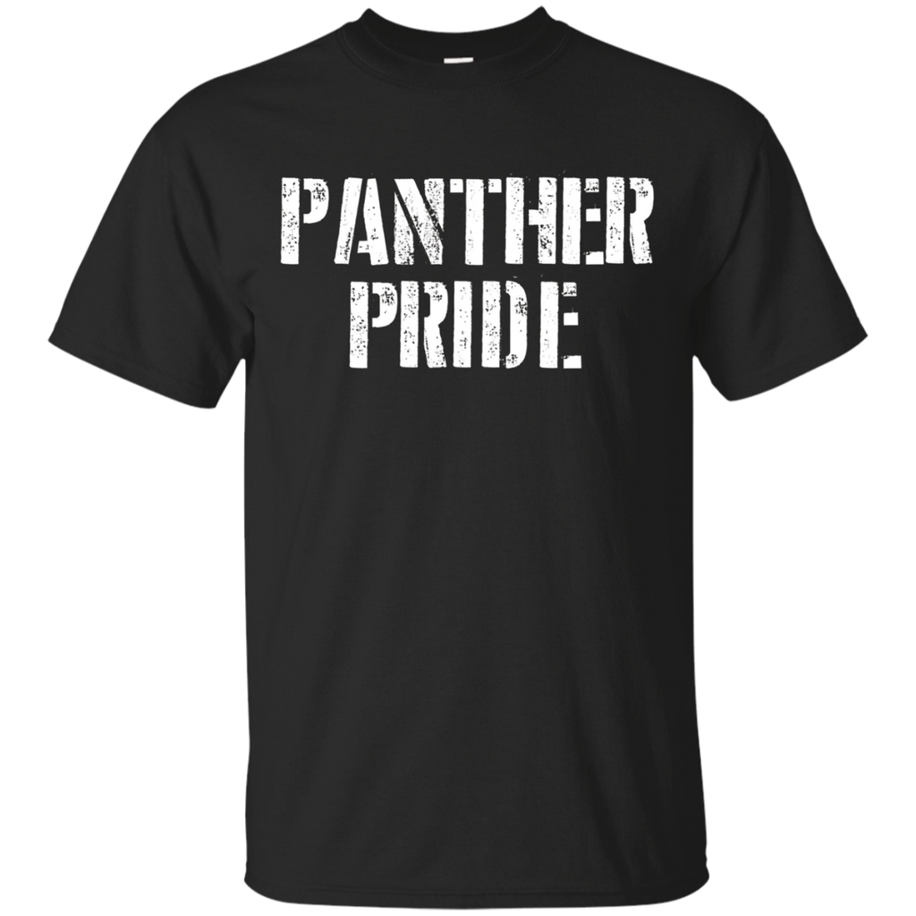 Panther Pride T Shirt for any Sports Fan School Spirit Shirt_Black