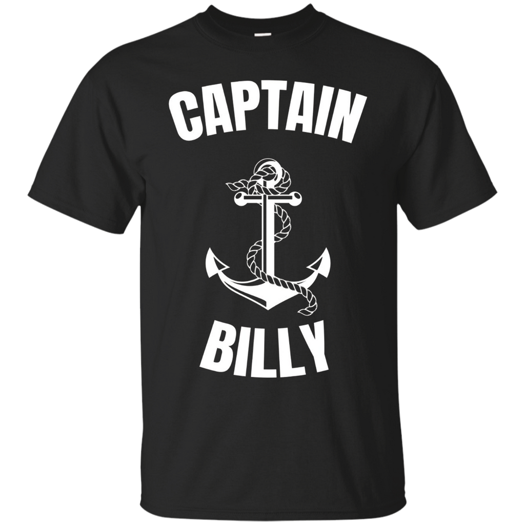 Captain Billy T-shirt Personalized Boat Captain Shirt_black=