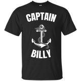 Captain Billy T-shirt Personalized Boat Captain Shirt_black=