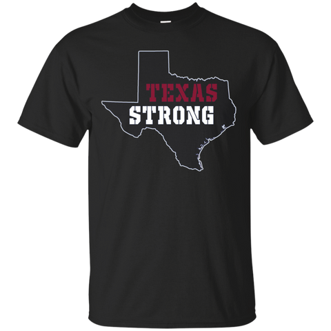 Texas Strong Souvenir State T-Shirt_Black