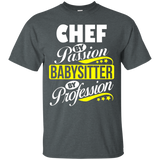 Chef By Passion Babysitter By Profession T Shirt_black