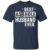 Best Asshole Husband Ever Funny T-shirt_black=