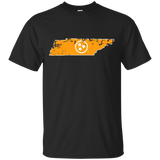 Orange Tennessee State Shirt 3 White Stars of the Flag Tee_Black