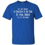 Chicken Or Egg T Shirt - Funny Which Came First Tee_black=
