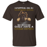 The Lucky Ones Have A German Shepherd Tshirt_Black