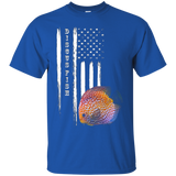 Diskus Fish Aquarium Us America Usa United States T-shirt_black