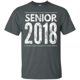 Senior Class Of 2018 T-Shirt Graduation Tee_Black