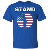 American Stand Don't Kneel Patriotic Usa T-shirt_black