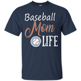 #baseball Mom Life Funny T Shirt_black