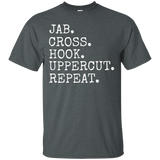 Jab Cross Hook Uppercut Repeat Funny Boxing