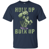 The Incredible Hulk Tough Hulk Up Bulk Up Badge T-Shirt_Black