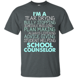 School counselor shirt_Black