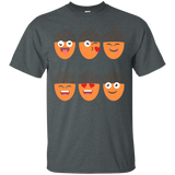 Cute Acorn Emoticon T-shirt Funny Nut Autumn Halloween_black