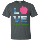 Love Transitional Kindergarten Shirt For Teacher Kids Apple