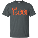 Boo Halloween T-shirt With Mouse Hat Funny T Shirt_black=