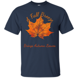 A Fall Breeze Brings Autumn Leaves T-shirt_black