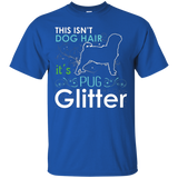 This Isn't Dog Hair It's Pug Glitter T-shirt_Black