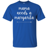 Women's Mama needs a margarita Mothers Day Mom T-Shirt_Black