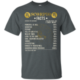 Scorpio Facts T-Shirt Scorpio Awesome Horoscope_Black