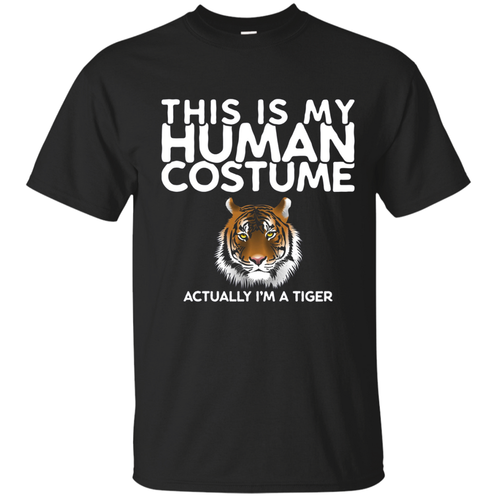 This is my Human Costume Actually I'm a Tiger Shirt_Navy