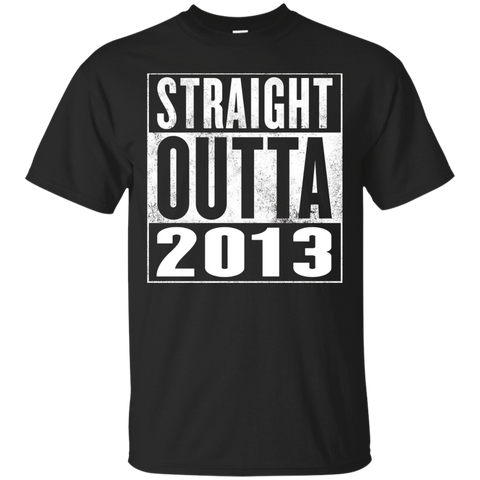 Kids 3rd Birthday Gift T-shirt Straight Outta 2013 For Kids_black=