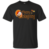 Happy Thanksgiving T Shirt_black