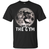 Womens Halloween Witch Off To Gym Funny T Shirt Halloween Gift_black=