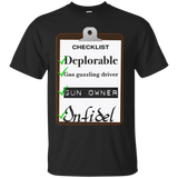 Deplorable Gas Guzzling Gun Owner Infidel T-shirt Gift_black=