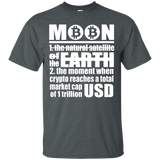 Cryptocurrency Moon Definition T Shirt Funny Crypto Tee_black