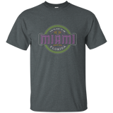 The Place To Be Miami Florida T-Shirt_Black