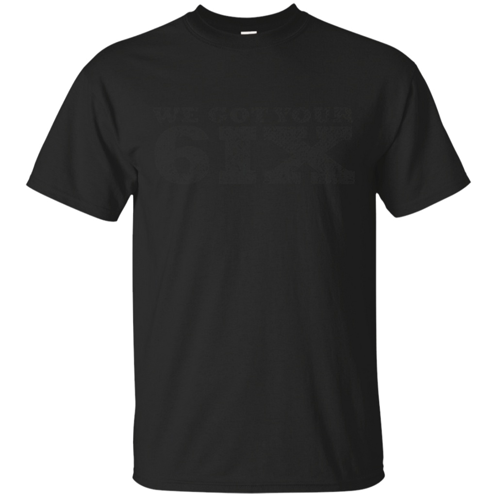 We Got Your Six Thin Blue Line T-Shirt_Black