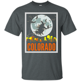 Retro COLORADO Halloween Witch Eclipse Shirt Black Cat Broom_Black