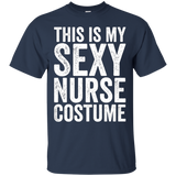 This Is My Sexy Nurse Costume - Halloween Costume T-Shirt_Black