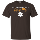 All The Ghouls Love Me T Shirt Funny Halloween Tee_black