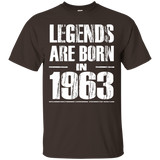 Legends Are Born In 1963 Shirt Funny 54th Birthday Gift Tee
