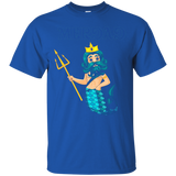 Mermaid Daddy Short Sleeve T-Shirt Halloween Costume_Black