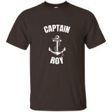 Captain Roy T-shirt Personalized Boat Captain Shirt_black=