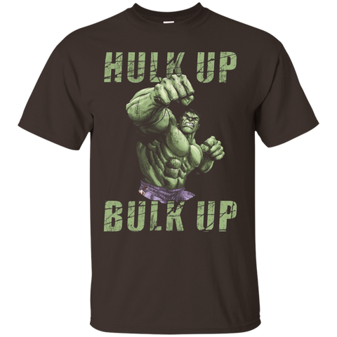 The Incredible Hulk Tough Hulk Up Bulk Up Badge T-Shirt_Black