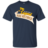 Cool T Shirt For Retired Grandpa. Air Force Retirement Gifts_black