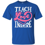 Teacher T-shirt- Teach Love Inspire_Black