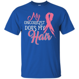 Oncologist Shirt My Oncologist Does My Hair Breast Cancer_black=